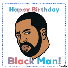 Happy Birthday Black Man GIF