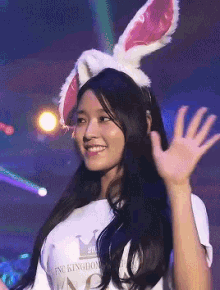 Aoa Seolhyun GIF - Aoa Seolhyun Bunny Ears GIFs