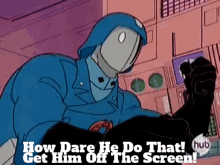 Gi Joe Cobra Commander GIF - Gi Joe Cobra Commander How Dare He Do That GIFs
