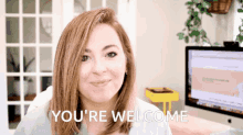 Jessica Stansberry Youre Welcome GIF - Jessica Stansberry Youre Welcome You Are Welcome GIFs