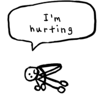 Imhurting Hurt Feelings Sticker - Imhurting Hurt Feelings Hurt Stickers