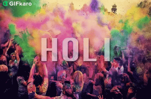 Holi Gifkaro GIF - Holi Gifkaro Festival Of Colors - Discover & Share GIFs