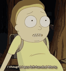 Rick And Morty Left Handed Morty GIF - Rick And Morty Left Handed Morty Adult Swim GIFs