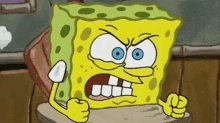 Angry GIF - Spongebob Fist GIFs