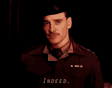 Indeed GIF - Inglourious Basterds Michael Fassbender Archie Hicox GIFs