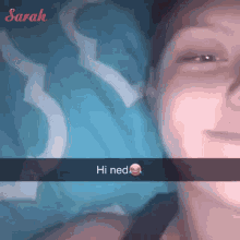 Sarah Hi Ned GIF - Sarah Hi Ned Selfie GIFs