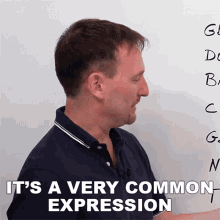 Its A Very Common Expression Adam GIF - Its A Very Common Expression Adam Learn English With Adam GIFs
