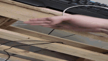 Touch Wood Domo Stash GIF - Touch Wood Domo Stash Jinx GIFs