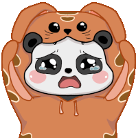 Crying Crying Panda Rai Sticker - Crying Cry Crying Panda Rai Stickers