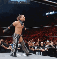 aew hangman page adam page entrance all out
