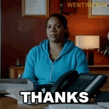 Thanks Doreen Anderson GIF - Thanks Doreen Anderson Wentworth GIFs