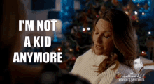 Jill Wagner The Angel Tree GIF - Jill Wagner The Angel Tree Im Not A Kid Anymore GIFs