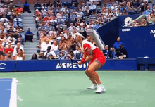 Ons Jabeur Backhand GIF - Ons Jabeur Backhand Tennis GIFs