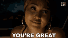 Youre Great Laila James GIF - Youre Great Laila James Games People Play GIFs