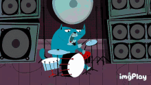 Kitty Is Not A Cat Drums GIF - Kitty Is Not A Cat Drums Music GIFs