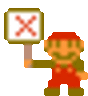 Mario No Mario Sticker - Mario No Mario Head Shaking Stickers