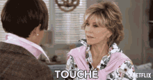 Touche Grace GIF - Touche Grace Jane Fonda GIFs