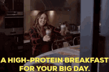 Greys Anatomy Jo Wilson GIF - Greys Anatomy Jo Wilson A High Protein Breakfast For Your Big Day GIFs