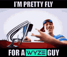 Wyze Guy Pretty Fly For A Wyze Guy GIF - Wyze Guy Pretty Fly For A Wyze Guy Wyze GIFs