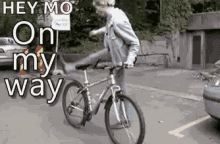 Omw On My Way GIF - Omw On My Way Bicycle GIFs