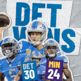 Minnesota Vikings (24) Vs. Detroit Lions (30) Post Game GIF