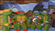 Tmnt High Five GIF - Tmnt High Five Brothers GIFs