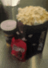 popcorn candy drink peanut butter mandms cineplex