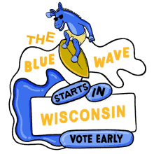 the blue wave starts blue wave vote blue democrat democratic