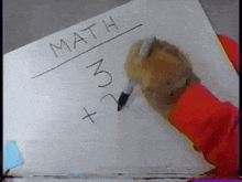 Math Teddy GIF - Math Teddy Writing GIFs