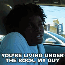 Youre Living Under The Rock My Guy Kanel Joseph GIF - Youre Living Under The Rock My Guy Kanel Joseph Youre Late With The News GIFs