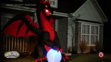 Gemmy Red Dragon GIF - Gemmy Red Dragon Gemmy Inflatable GIFs