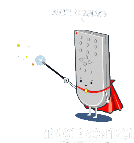 Downsign Remote Control Sticker - Downsign Remote Control Television Stickers