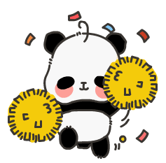 Panda Dancing Sticker - Panda Dancing Cute Stickers