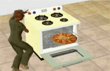 Pizza Sims GIF - Pizza Sims The Sims GIFs