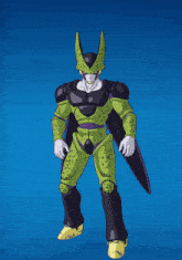 a cartoon character is jumping in the air and making a thumbs up gesture