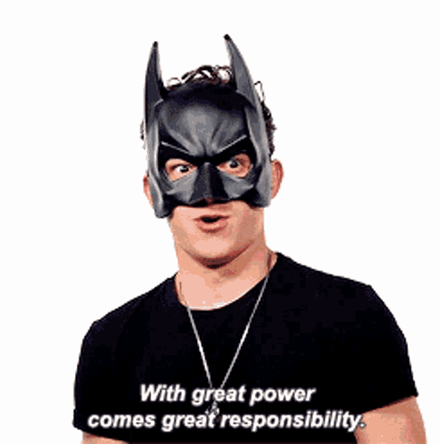 with great power comes great responsibility gif