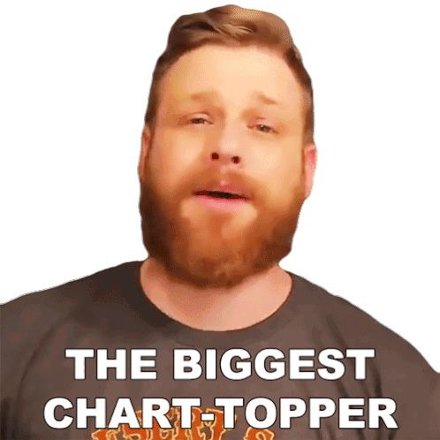 The Biggest Chart Topper Grady Smith Sticker - The Biggest Chart Topper Grady Smith The Most Influential People Stickers