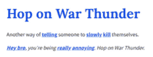 Hop On Warthunder War Thunder GIF - Hop On Warthunder War Thunder GIFs