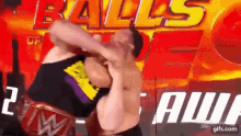 Samoa Joe Brock Lesnar GIF - Samoa Joe Brock Lesnar Clutch GIFs