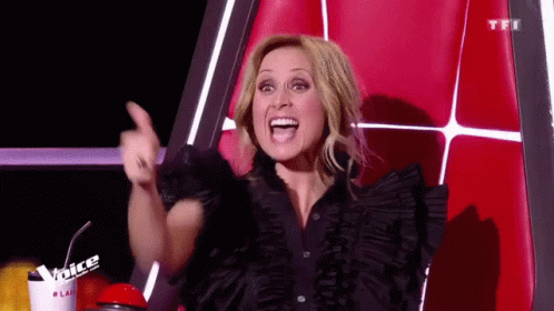 Lara Fabian The Voice GIF - Lara Fabian The Voice Yes GIFs