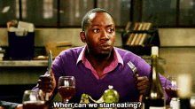 When Can We Start? GIF - New Girl Hungry Winston GIFs