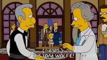 Tom Wolfe Simpsons GIF - Tom Wolfe Simpsons Movie GIFs