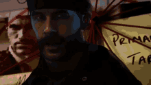 a man with a beard wearing a beanie and a jacket