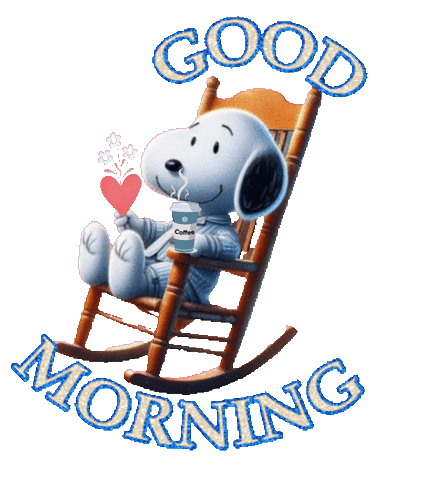 Good Morning Snoopy Sticker - Good Morning Snoopy Stickers
