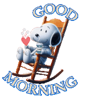 Good Morning Snoopy Sticker