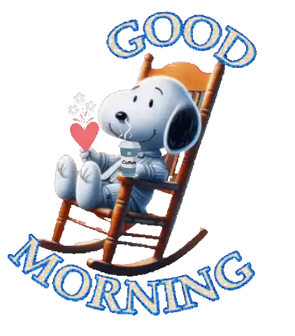 Good Morning Snoopy Sticker - Good Morning Snoopy Stickers