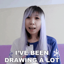 I'Ve Been Drawing A Lot Xiao Hoang GIF - I'Ve Been Drawing A Lot Xiao Hoang Xiaorishu GIFs