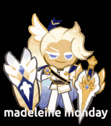 Madeleine Cookie Wave GIF - Madeleine Cookie Wave Monday GIFs
