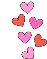 Hearts Love Sticker - Hearts Love Happy Valentines Day Stickers