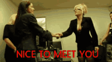 Nice To Meet You Meeting GIF - Nice To Meet You Meeting Nice Try GIFs